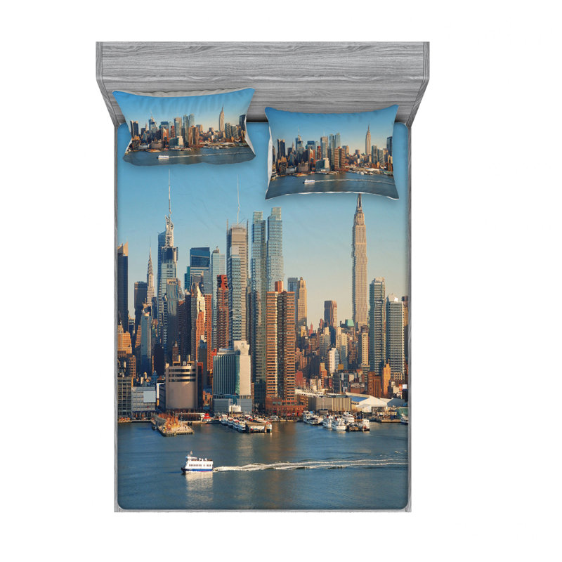East Urban Home New York City Urban Sheet Set Wayfair